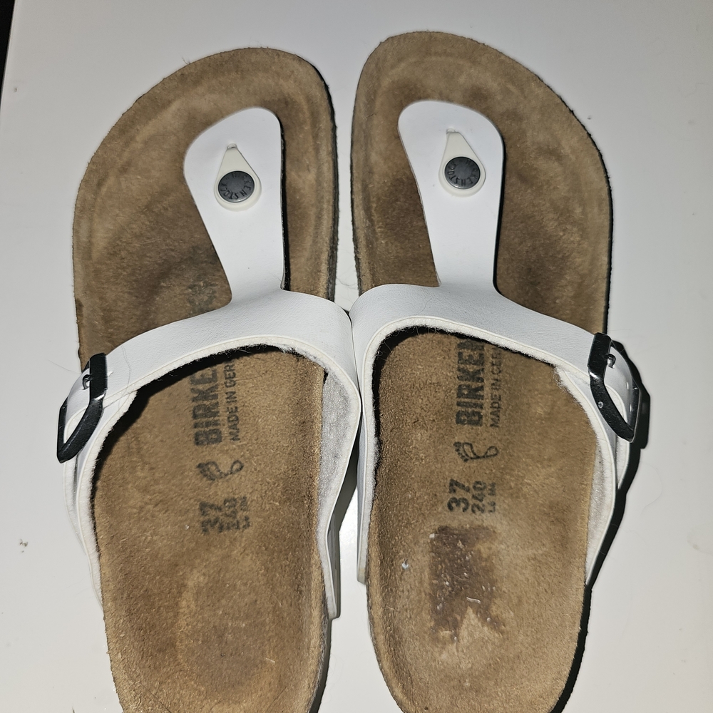 Birkenstock White Sandals